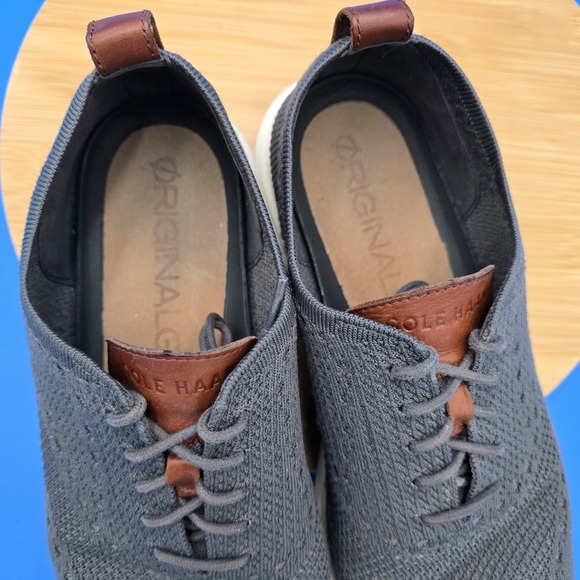 Cole Haan Original Grand StitchLite Wingtip Oxford Gray‎ 11M - Picture 9 of 10